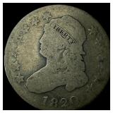 1820 Silver Capped Bust Quarter NICELY  CIRCULATE