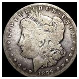 1895-S Silver Morgan Dollar LIGHTLY CIRCULATED