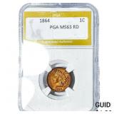 1864 Indian Head Cent PGA MS63RD