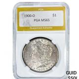 1900-O Morgan Silver Dollar PGA MS65