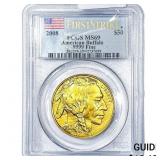 2008 $50 Gold American Buffalo 1oz PCGS MS69