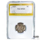 1927 Buffalo Nickel PGA MS65