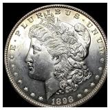 1898-S Silver Morgan Dollar CHOICE BU