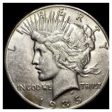 1935-S Silver Peace Dollar CLOSELY UNCIRCULATED