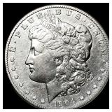 1904-S Silver Morgan Dollar CHOICE AU