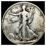 1929-S Silver Walking Liberty Half Dollar NEARLY U