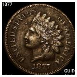1877 Indian Head Cent NEARLY UNCIRCULATED