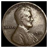 1911-S Lincoln Wheat Cent NEARLY UNCIRCULATED