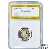 1927-D Buffalo Nickel PGA MS64