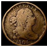 1804 Copper Half Cent LIGHTLY CIRCULATED