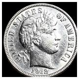 1912-D Silver Barber Dime UNCIRCULATED