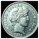1912-S Silver Barber Dime CLOSELY  UNCIRCULATED