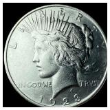 1923 Peace Silver Dollar GEM BU