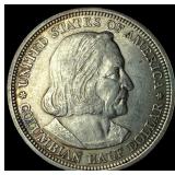 1893 Silver Columbian Exposition Half Dollar  GEM