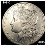 1893-O Morgan Silver Dollar CHOICE AU
