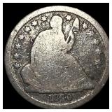 1840-O Seated Liberty Dime LIGHTLY CIRCULATED