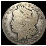 1901-S Silver Morgan Dollar LIGHTLY  CIRCULATED