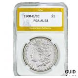 1900-O/CC Morgan Silver Dollar PGA AU58