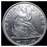 1874 Seated Liberty Half Dollar CLOSELY  UNCIRCUL