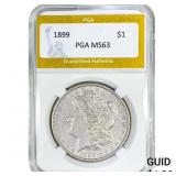 1899 Morgan Silver Dollar PGA MS63