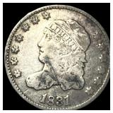 1831 Capped Bust Half Dime NEARLY  UNCIRCULATED