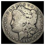 1898-S Silver Morgan Dollar LIGHTLY  CIRCULATED