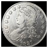 1831 Capped Bust Half Dollar CLOSELY  UNCIRCULATE