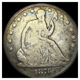 1876 Seated Liberty Half Dollar NICELY  CIRCULATE
