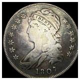 1807 Capped Bust Half Dollar LIGHTLY  CIRCULATED