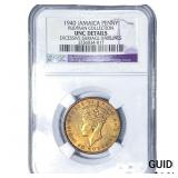 1940 Jamaica Copper 1 Penny NGC UNC Details