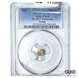 ND Dutch India Tuticorin .34g Gold Fanam FR.1517