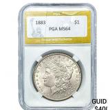 1883 Morgan Silver Dollar PGA MS64
