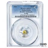 ND Dutch India Tuticorin .35g Gold Fanam FR.1517
