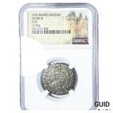 1576 France Henry III BI Douzan NGC F15