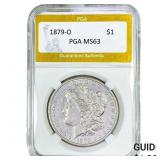 1879-O Morgan Silver Dollar PGA MS63