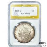 1899-O Morgan Silver Dollar PGA MS66