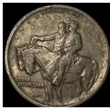 1925 Silver Stone Mountain Half Dollar  UNCIRCULA