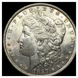 1887 Silver Morgan Dollar CHOICE BU