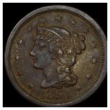 1854 Braided Hair Large Cent UNCIRCULATED