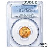 1790-S Lincoln Memorial Cent PCGS MS66 RD LD DDO