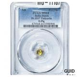 ND Dutch India Tuticorin .35g Gold Fanam FR.1517