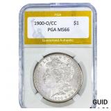 1900-O/CC Morgan Silver Dollar PGA MS66