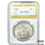1889 Morgan Silver Dollar PGA MS66