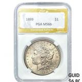 1899 Morgan Silver Dollar PGA MS66