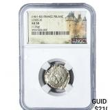 1461-83 France Louis XI BI Pblanc NGC AU58