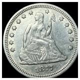 1877 Seated Liberty Quarter CLOSELY  UNCIRCULATED