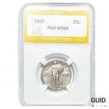 1927 Standing Liberty Quarter PGA MS64
