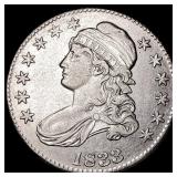 1833 Capped Bust Half Dollar CHOICE AU