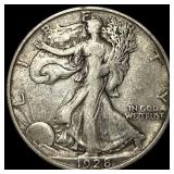 1928-S Silver Walking Liberty Half Dollar  CLOSEL