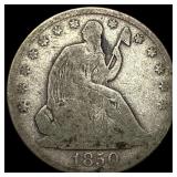 1850-O Silver Half Dollar NICELY CIRCULATED